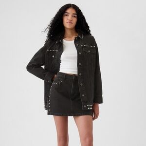 Gap Studded Mini Skirt, washed black, size 25